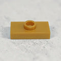 PLATE 1X2 WITH 1 KNOB - 15573